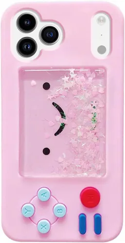Vista 8 de UnnFiko - Funda Squishy 3D estilo dibujos animados compatible con iPhone 6 / iPhone 6s, diseño de estrellas líquidas creativas, divertida, blanda