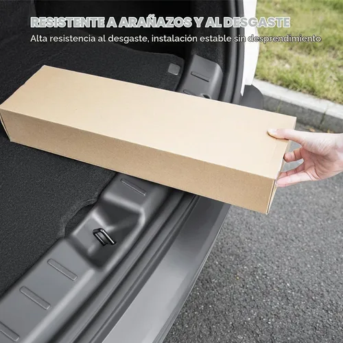Vista 7 de 5PCS Door Sill Protector for Tesla Model YL Door Entry Guard (Black)