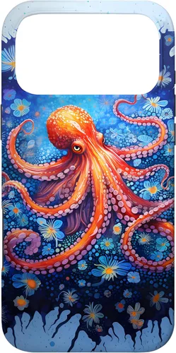 Vista 22 de Funda con diseño de criatura marina de pulpo Kraken para iPhone 17