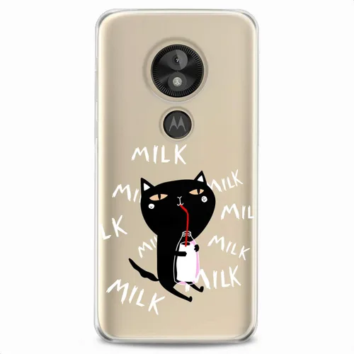Vista 8 de Funda de TPU compatible con Motorola G9 G8 Plus G7 E20 P40 Z4 Edge 20 G22 Stylus negro Baby Cats Kawaii Flexible Silicona Animales Diseño Lindo