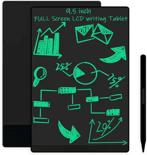 Vista 10 de Amoretti Sonnet Mini tableta de escritura LCD, almohadillas de dibujo electrónicas reutilizables borrables de 6.5 pulgadas, almohadilla electrónica