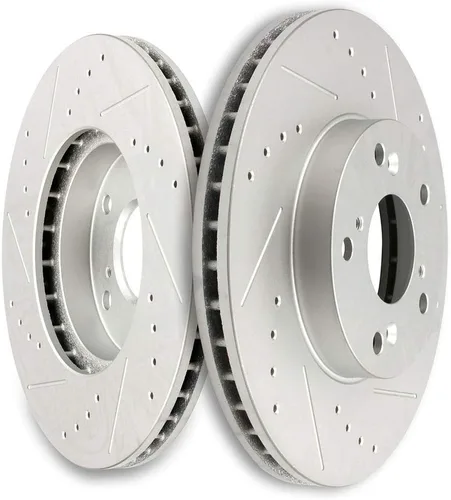 Vista 22 de SCITOO Rotores de freno traseros, 2 kits de frenos para Acura Integra 1990-2001, Honda Civic 1992-1995 1999-2000, para Civic del Sol 1993-1997, CRX