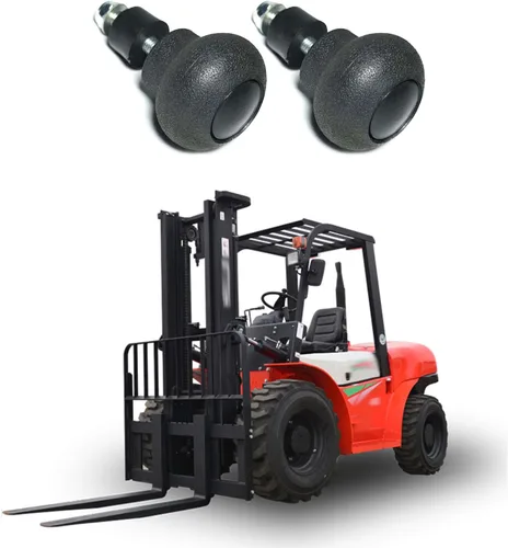 Vista 8 de 2 Piezas Perilla Giratoria del Volante, Mango de Potencia del Volante Perilla Giratoria Bola de Ayuda para Girar Accesorios de Tractor Montacargas