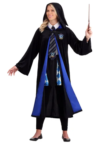 Vista 5 de Disfraz Deluxe de Túnica Ravenclaw para Adultos de Harry Potter Multicolor