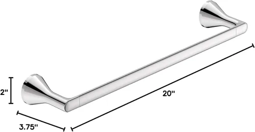Vista 3 de American Standard 7061018.002 Aspirations - Toallero (18 pulgadas), cromo pulido