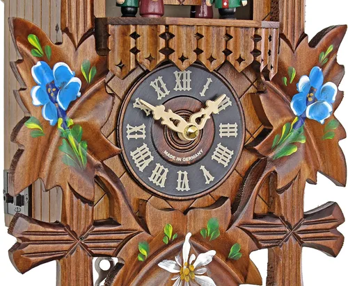 Vista 5 de Engstler Reloj Cuco Cuarzo - Flores Alpinas AH 532/10 QMT