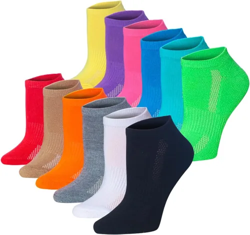 Vista 15 de Tipi Toe Women’s 12 Pack Cushioned Low Cut Socks – Breathable, Moisture-Wicking Athletic Comfort for Running & Daily Wear