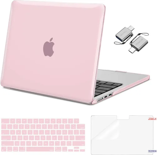 Vista 33 de Mosiso Funda para MacBook Air de 13 y 13.6 pulgadas, 2024, 2023 y 2022, M3 A3113, M2 A2681, Touch ID, carcasa rígida, cubierta de teclado, protector