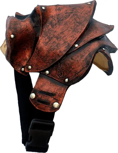 Vista 2 de Ghoulish Productions Máscara de cobre para hombres máscara de cobre para hombres traje de látex para hombres máscara de gas y línea steampunk