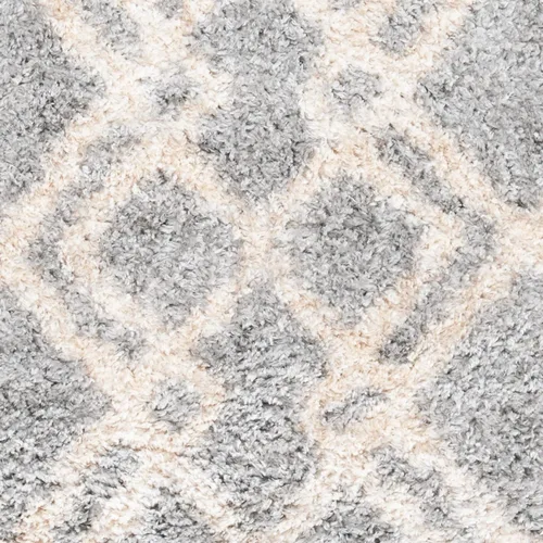 Vista 8 de SAFAVIEH Berber Shag Collection - Alfombra decorativa, 2 x 4 pies, diseño marroquí, color gris y crema, no desprende pelusa y de fácil cuidado, 1.2