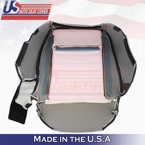 Vista 8 de 2011 2012 compatible con Dodge Charger SXT Front Driver Top & Bottom Cubiertas de cuero negro