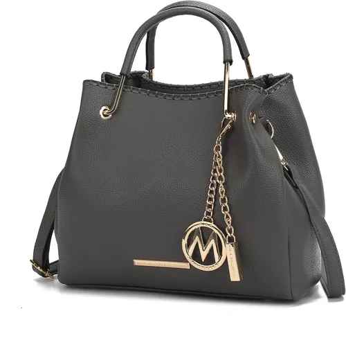 Vista 16 de MKF Collection Mia K - Bolso de mano para mujer, de piel vegana, con asa superior, bolso de mano