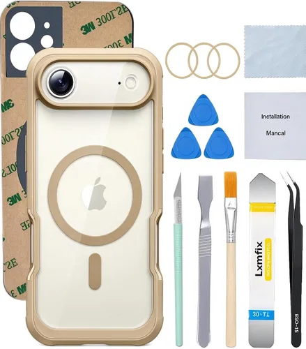 Vista 252 de Diaclara Diseñada para funda de iPhone 12 Mini, cuerpo completo resistente con protector de pantalla integrado sensible al tacto antiarañazos, funda