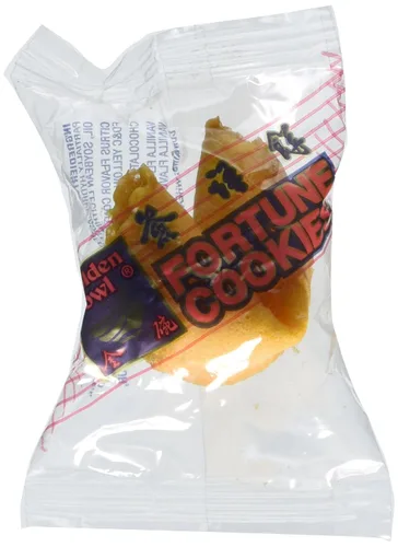 Vista 3 de Golden Bowl Fortune Cookies, sabor cítrico, galletas envueltas individualmente, paquete a granel, 400