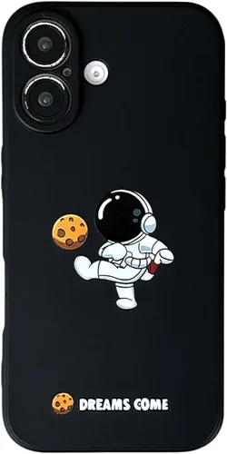 Vista 18 de Yonds Queen Funda protectora de TPU para iPhone SE 2022 (3ª generación), compatible con iPhone 7/8/SE2 (2020), diseño de astronauta, planeta, luna