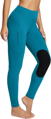 Vista 10 de baleaf Womens Winter Horse Riding Pants Fleece Breeches Leggings Negro