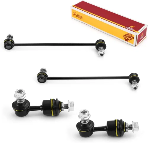 Vista 59 de Metrix Premium Chassis Parts - Kit de 4 piezas de barra estabilizadora delantera y trasera con enlace de extremo de barra estabilizadora para Ford
