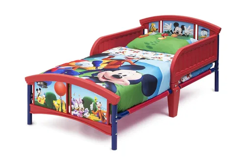 Vista 3 de Delta Children Camas de plástico para niños pequeños, Disney Mickey Mouse y Toy Story 4