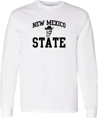 Vista 199 de NCAA oficial de College – University Team Color Arco Logo Manga Larga