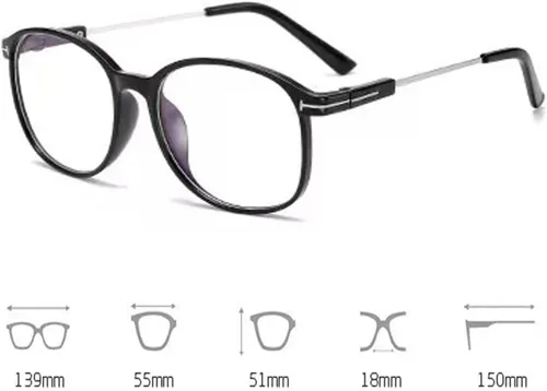 Vista 5 de Oversized Distance Nearsighted Glasses Women Shortsighted Myopia Glasses