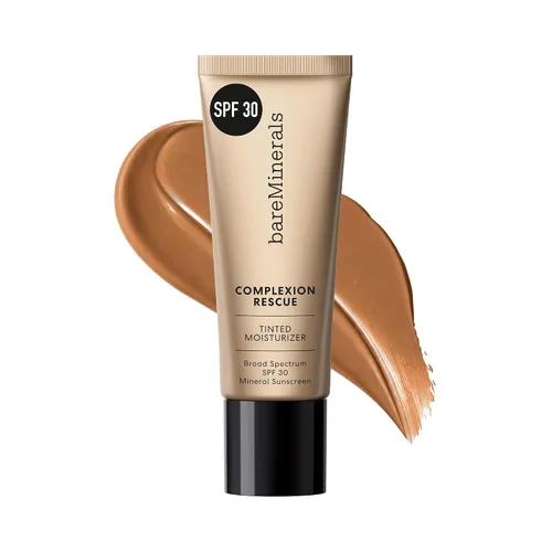 Vista 11 de bareMinerals Complexion Rescue Tinted Moisturizer with SPF 30, Hydrating Tinted Mineral Sunscreen with Hyaluronic Acid, Sheer-to-Light Coverage