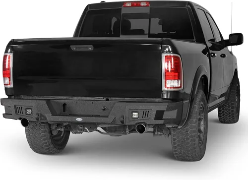 Vista 4 de Hooke Road Ram 1500 parachoques delantero y trasero kit para Dodge Ram 1500 2009 2010 2011 2012