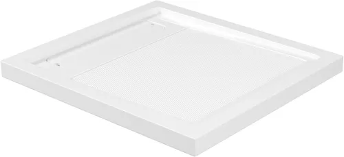 Vista 22 de OVE Decors Base de ducha rectangular de 32 pulgadas de ancho x 36 pulgadas de profundidad, drenaje lateral oculto, acrílico blanco, diseño reversible