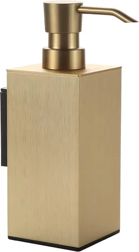 Vista 10 de BGL Black Soap Dispenser for Kitchen & Bathroom, Modern Square Liquid Hand Soap Pump, Rustproof Matte Black Lotion Dispenser with Non-Slip Bottom