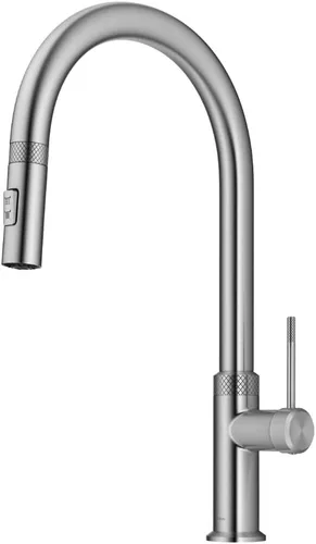 Vista 39 de Kraus KPF-2822BB Oletto Grifo de barra de cocina de una manija, 12 pulgadas, latón cepillado