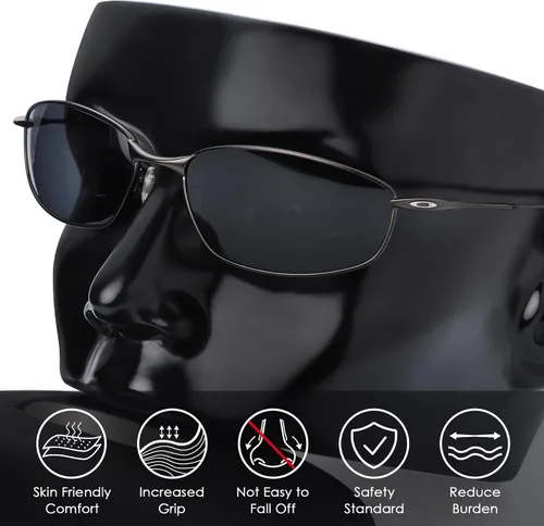 Vista 4 de BLAZERBUCK Pieza de nariz de repuesto para Oakley Plaintiff OO4057 Gafas de sol Plaintiff Squared OO4063