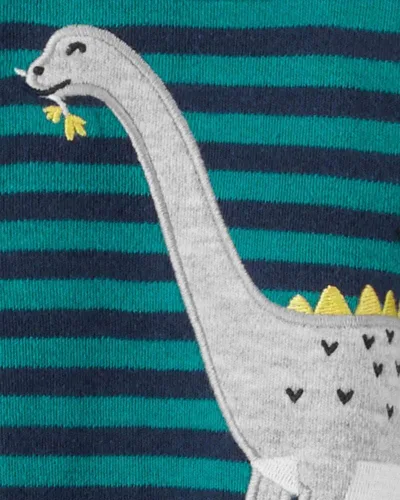 Vista 2 de Carter's pijama de 1 pieza sin pies, de algodón, para niños bebés