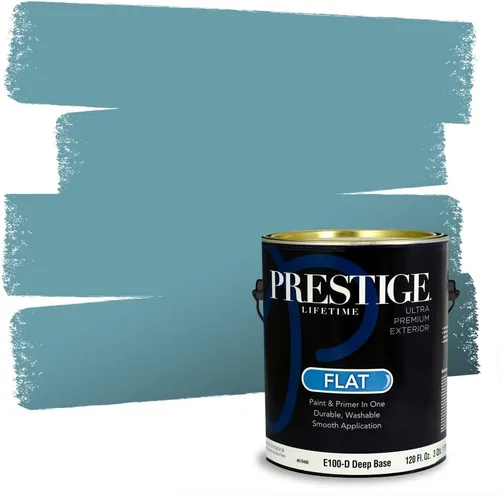Vista 9 de PRESTIGE Pintura exterior e imprimación en uno, Apalaches, plano, 1 galón