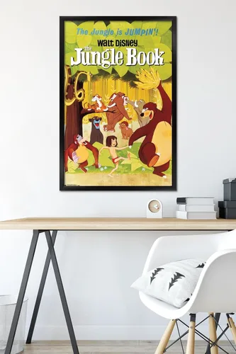 Vista 6 de Trends International Disney The Jungle Book - Póster de pared de una hoja, 24 x 36 pulgadas, versión enmarcada en negro