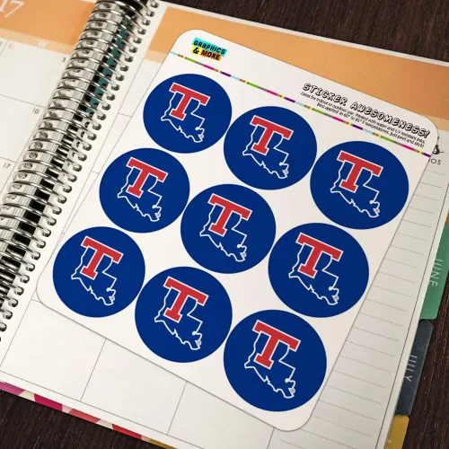 Vista 5 de Louisiana Tech University Bulldogs Logo Planner Calendar Scrapbooking