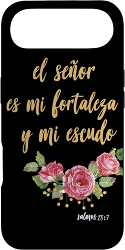 Vista 26 de Carcasa para iPhone 11 Salmos El Señor Es Mi Fortaleza Biblia Cristiana