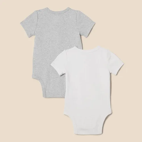 Vista 2 de Tienda Essentials Body unisex Henley para bebés, paquete de 2