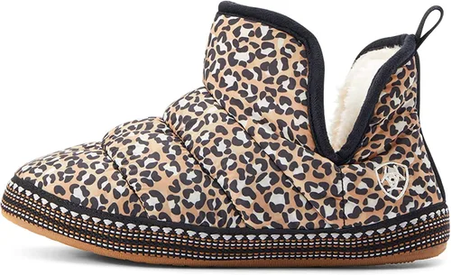 Vista 2 de ARIAT Pantuflas tipo botín Crius cálidas y cómodas para mujer con forro Sherpa