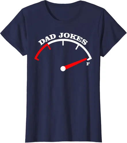 Vista 28 de Día del Padre Dad Jokes Fuel Car Pun Cargando Camiseta Padre, Negro
