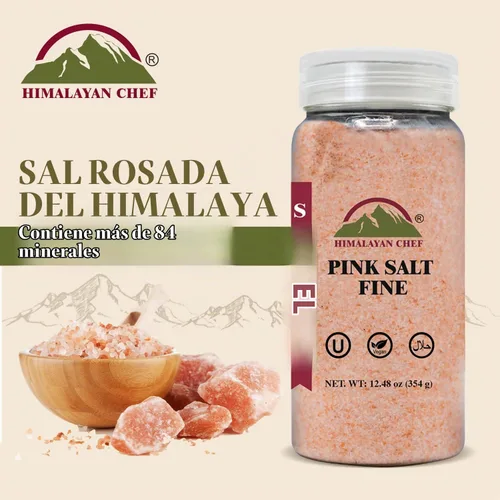 Vista 2 de Himalayan Chef - Sal rosa, salero, 12.50 onzas