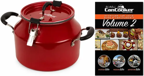 Vista 14 de CanCooker Paquete de olla de vapor de convección de 4 galones con libro de recetas de 100 páginas, aluminio anodizado duradero, compatible con Kit