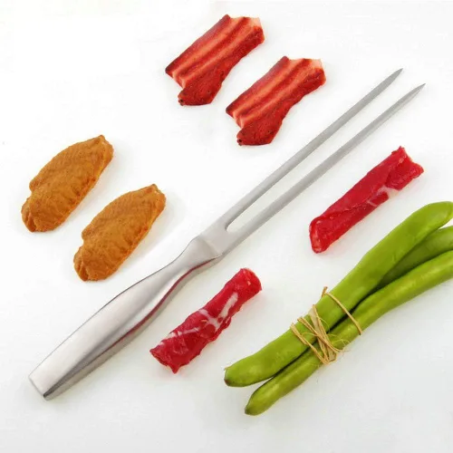 Vista 5 de Kilajojo - Tenedor para carne de acero inoxidable, 10,6 pulgadas