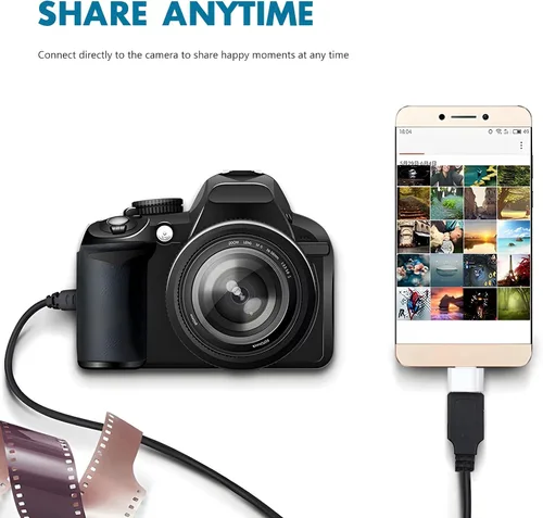 Vista 3 de Paquete de 10 adaptadores USB-C a USB, USB tipo C a una hembra para unidad flash, mouse, teclado, controlador