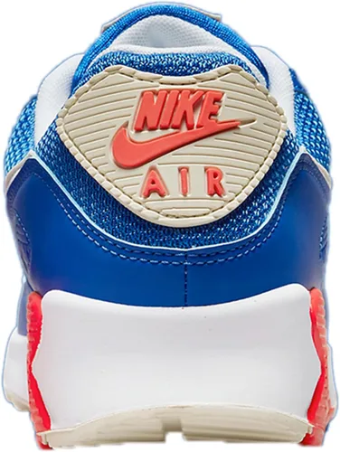 Vista 2 de Nike Hombres Air Max 90 DM8316 400 - Talla 8, Hyper RoyalLeche de coco