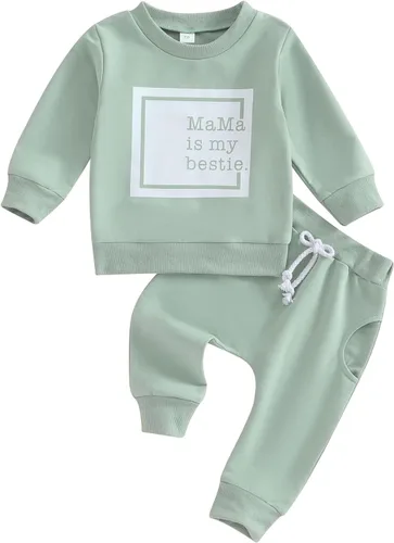 Vista 21 de FYBITBO 2 piezas de ropa de otoño e invierno para bebé niña, sudadera con capucha y pantalones de camuflaje, conjuntos de ropa