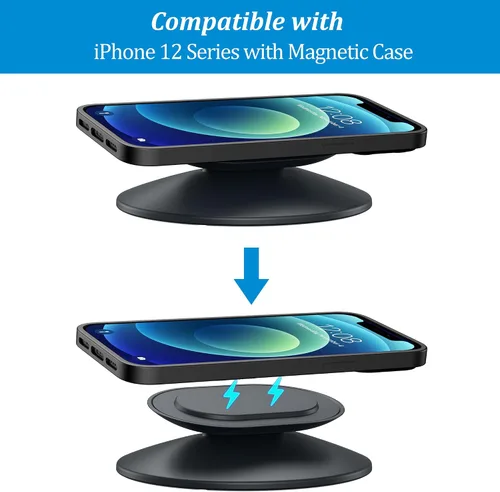 Vista 7 de PlusAcc Soporte para Show 11 y Show 8 (versión 2025) y para modelos de iPhone – Soporte de inclinación ajustable, soporte de mesa de exhibición