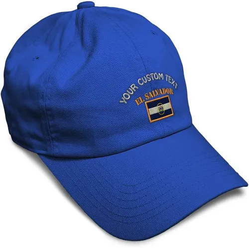 Vista 43 de Speedy Pros Sombrero de béisbol suave bordado papá sombrero El Salvador bandera bordado hombres y señoras gorra de béisbol algodón
