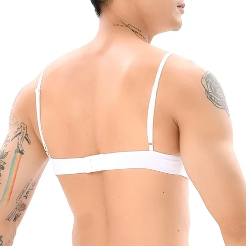 Vista 2 de ABAFIP Ropa interior de encaje para hombre, brasier floral, con lazo, cintura baja, bragas transparentes, bikini, ropa de dormir