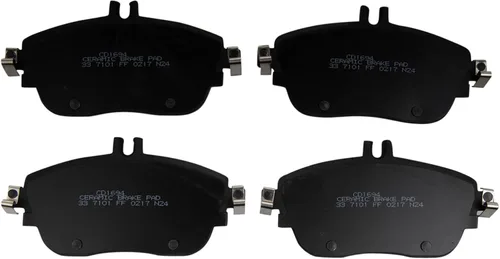 Vista 5 de Pastillas de freno delanteras de cerámica compatibles con INFINITI QX30 2014-2015 Mercedes-Benz B Electric Drive 2016-2017 B250e 2014-2019 CLA250