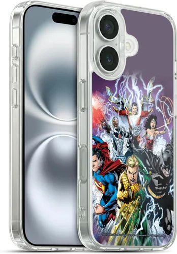 Vista 18 de Head Case Designs Funda de gel con licencia oficial de la Liga de la Justicia DC Comics #10 Darkseid War Comic Book Cover