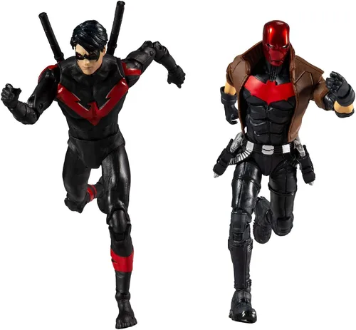 Vista 2 de McFarlane Toys DC Multiverse Red Hood and Nightwing - Figura de acción de 7 pulgadas